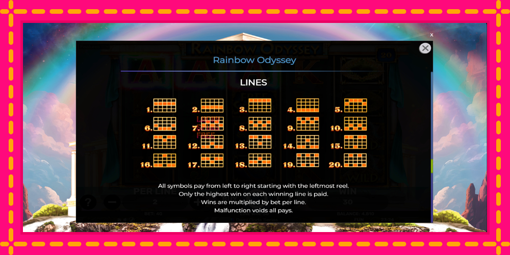 Rainbow Odyssey - thiết bị chơi game với phần thưởng độc đáo, hình ảnh 7