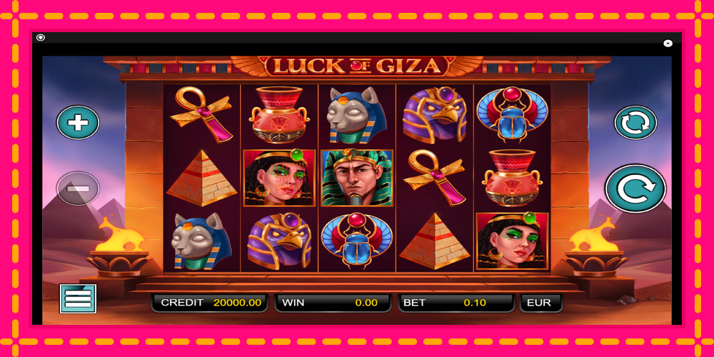 Luck of Giza - thiết bị chơi game với phần thưởng độc đáo, hình ảnh 1