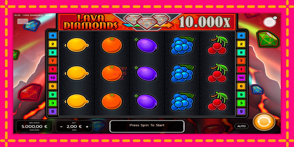 Lava Diamonds - thiết bị chơi game với phần thưởng độc đáo, hình ảnh 1