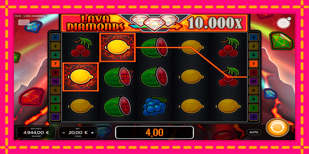 Lava Diamonds - thiết bị chơi game với phần thưởng độc đáo, hình ảnh 2