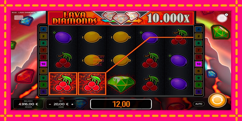 Lava Diamonds - thiết bị chơi game với phần thưởng độc đáo, hình ảnh 3