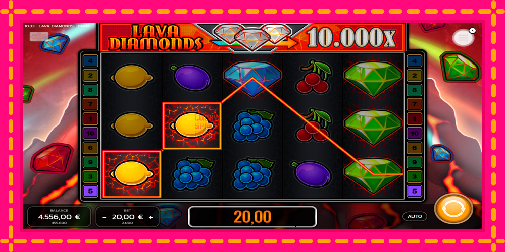 Lava Diamonds - thiết bị chơi game với phần thưởng độc đáo, hình ảnh 4