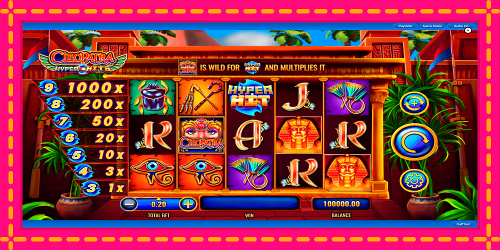 Cleopatra Hyper Hits - thiết bị chơi game với phần thưởng độc đáo, hình ảnh 1