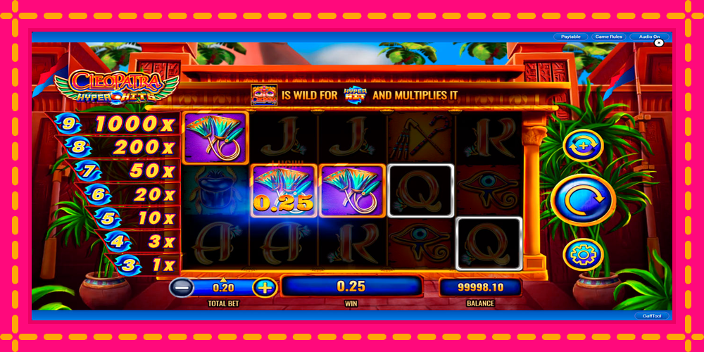 Cleopatra Hyper Hits - thiết bị chơi game với phần thưởng độc đáo, hình ảnh 3