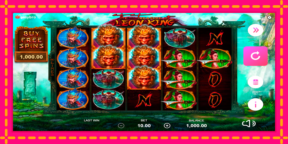 The Treasure of Leon King - thiết bị chơi game với phần thưởng độc đáo, hình ảnh 1