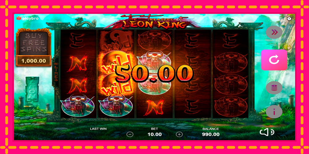 The Treasure of Leon King - thiết bị chơi game với phần thưởng độc đáo, hình ảnh 2