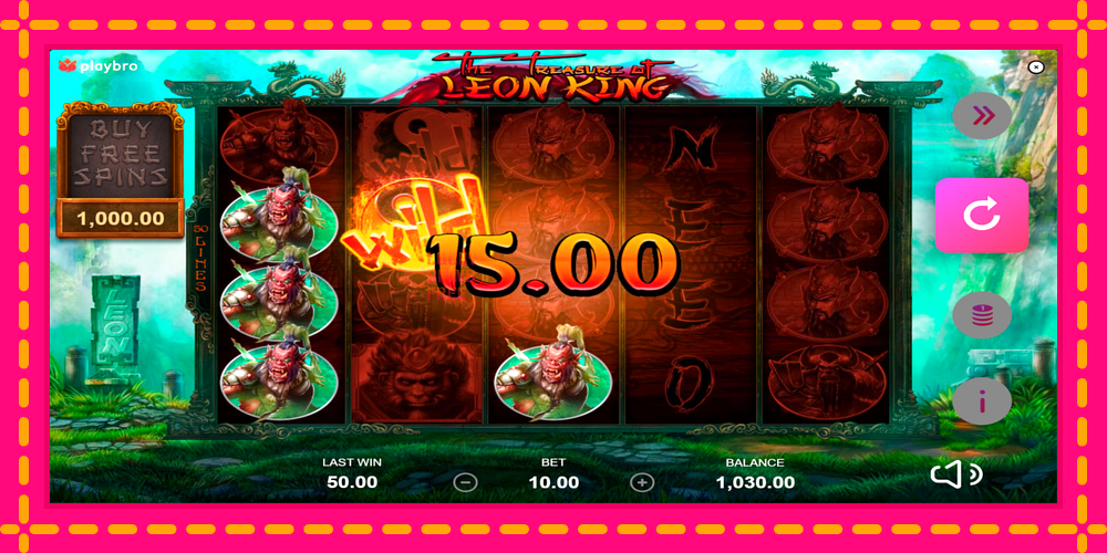 The Treasure of Leon King - thiết bị chơi game với phần thưởng độc đáo, hình ảnh 3