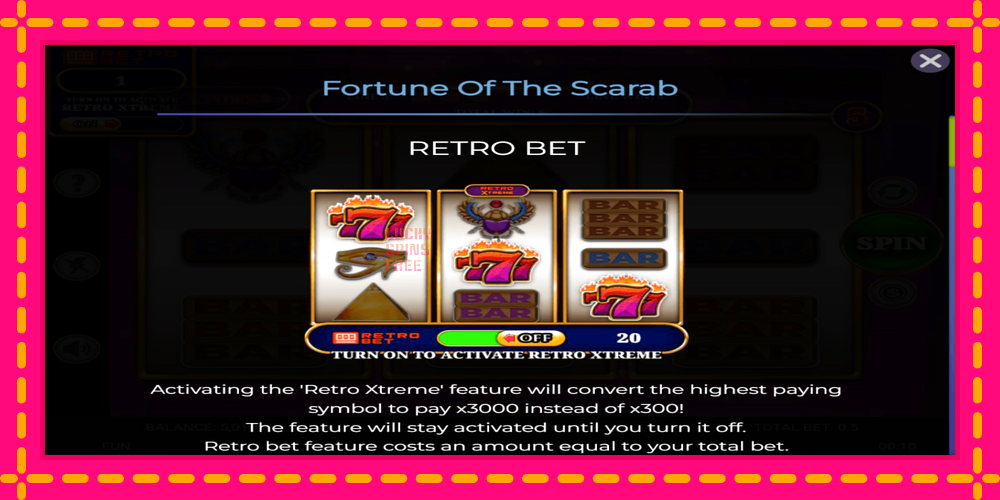 Fortune of the Scarab - thiết bị chơi game với phần thưởng độc đáo, hình ảnh 4