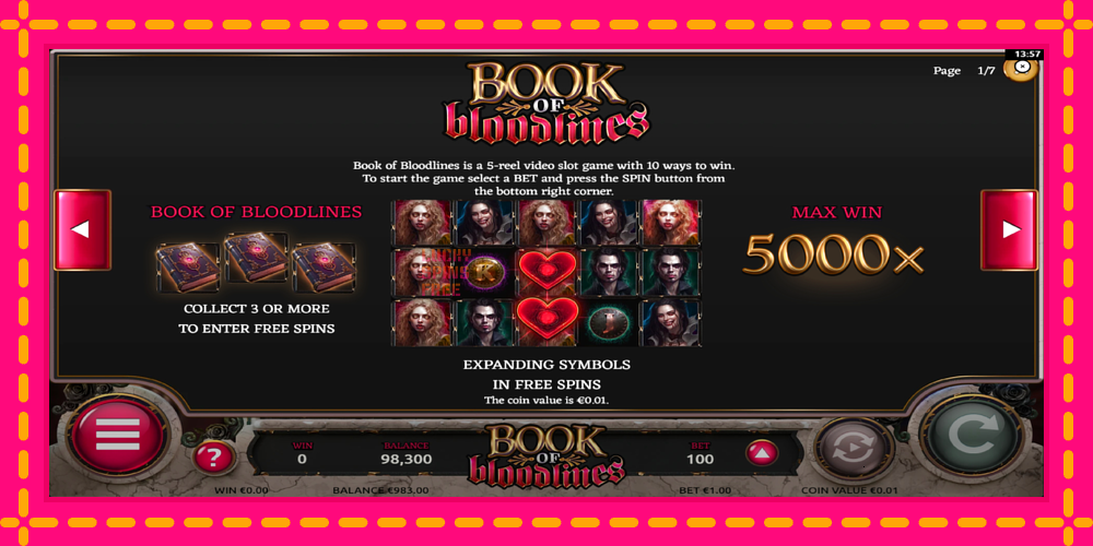 Book of Bloodlines - thiết bị chơi game với phần thưởng độc đáo, hình ảnh 5