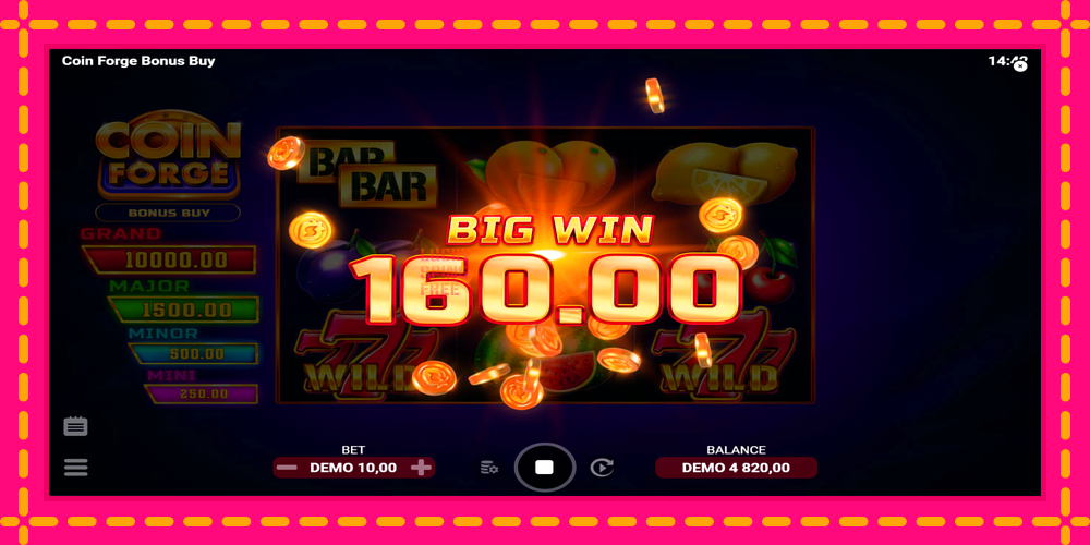 Coin Forge Bonus Buy - thiết bị chơi game với phần thưởng độc đáo, hình ảnh 4