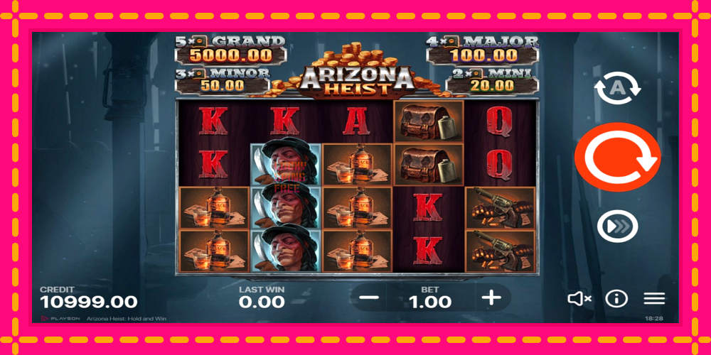 Arizona Heist - thiết bị chơi game với phần thưởng độc đáo, hình ảnh 2