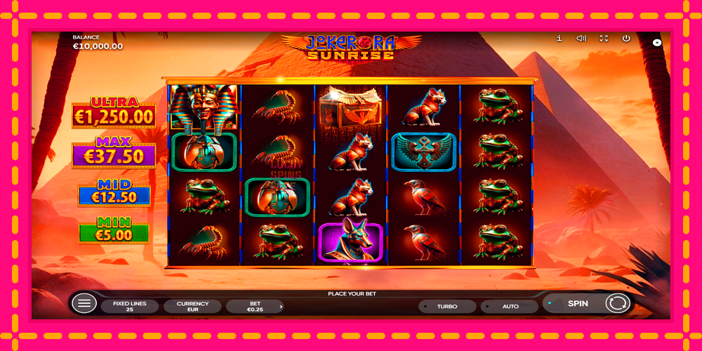 Joker Ra: Sunrise - thiết bị chơi game với phần thưởng độc đáo, hình ảnh 1