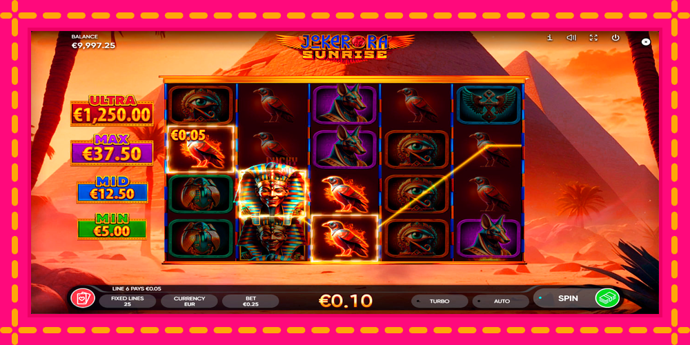 Joker Ra: Sunrise - thiết bị chơi game với phần thưởng độc đáo, hình ảnh 2