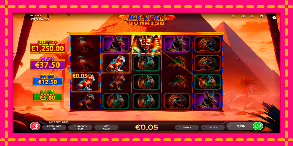 Joker Ra: Sunrise - thiết bị chơi game với phần thưởng độc đáo, hình ảnh 3