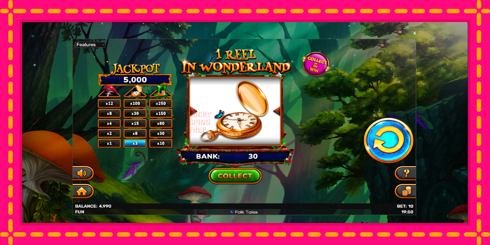 1 Reel In Wonderland - thiết bị chơi game với phần thưởng độc đáo, hình ảnh 3