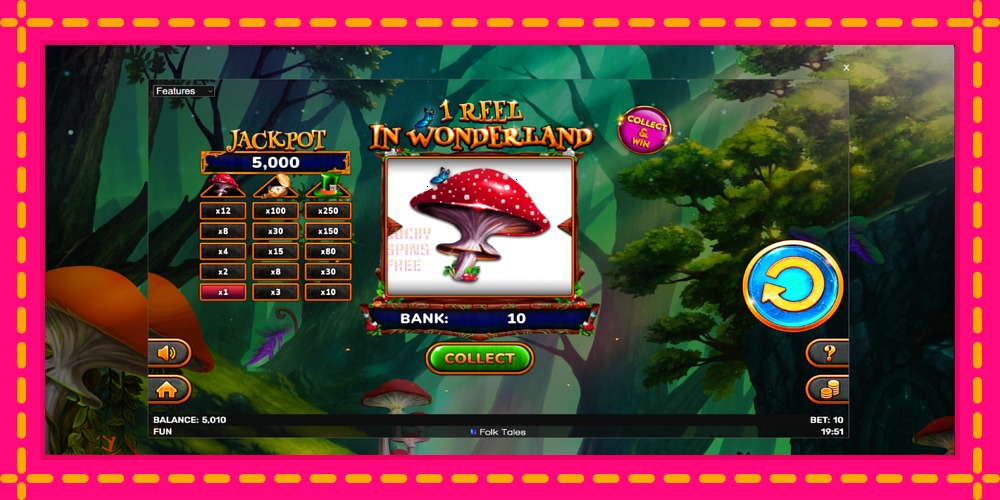 1 Reel In Wonderland - thiết bị chơi game với phần thưởng độc đáo, hình ảnh 4