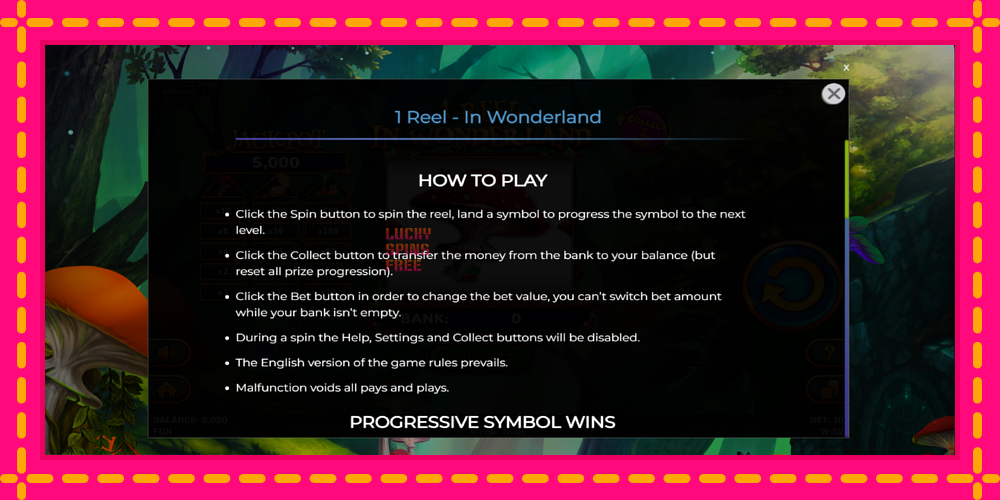 1 Reel In Wonderland - thiết bị chơi game với phần thưởng độc đáo, hình ảnh 5