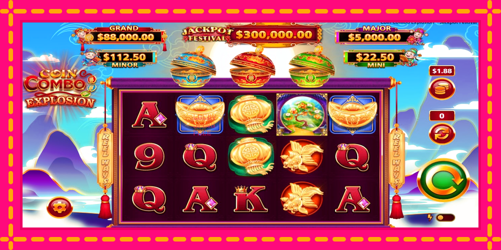 Coin Combo Explosion Jackpot Festival - thiết bị chơi game với phần thưởng độc đáo, hình ảnh 1