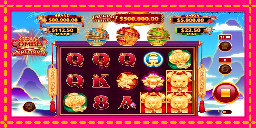 Coin Combo Explosion Jackpot Festival - thiết bị chơi game với phần thưởng độc đáo, hình ảnh 2