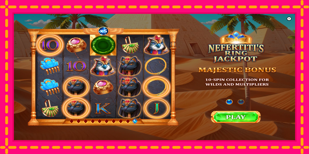 Nefertitis Ring Jackpot - thiết bị chơi game với phần thưởng độc đáo, hình ảnh 1