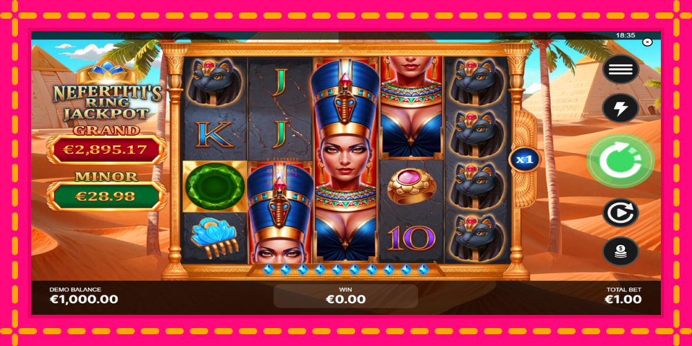 Nefertitis Ring Jackpot - thiết bị chơi game với phần thưởng độc đáo, hình ảnh 2