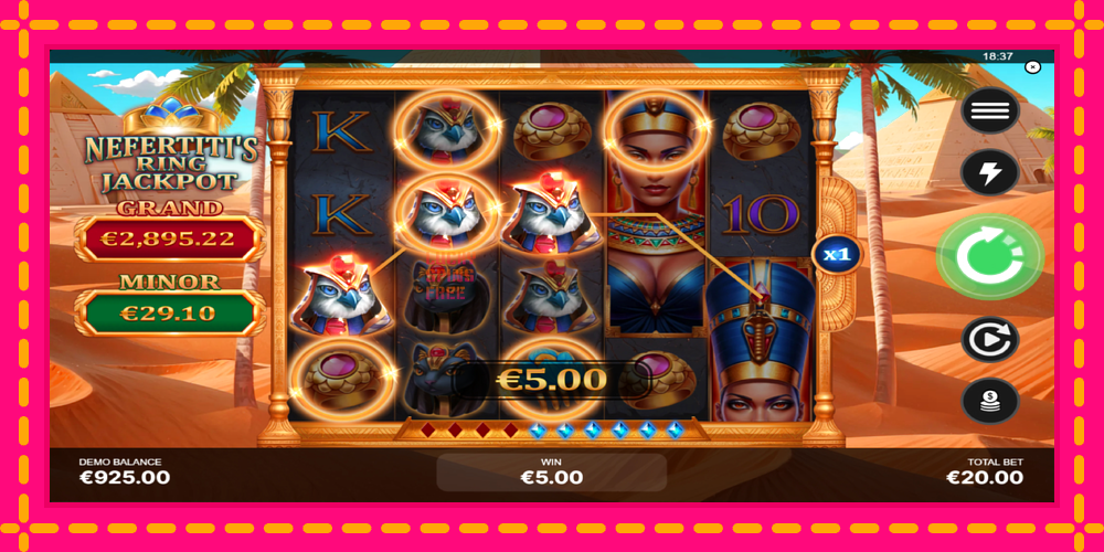 Nefertitis Ring Jackpot - thiết bị chơi game với phần thưởng độc đáo, hình ảnh 3