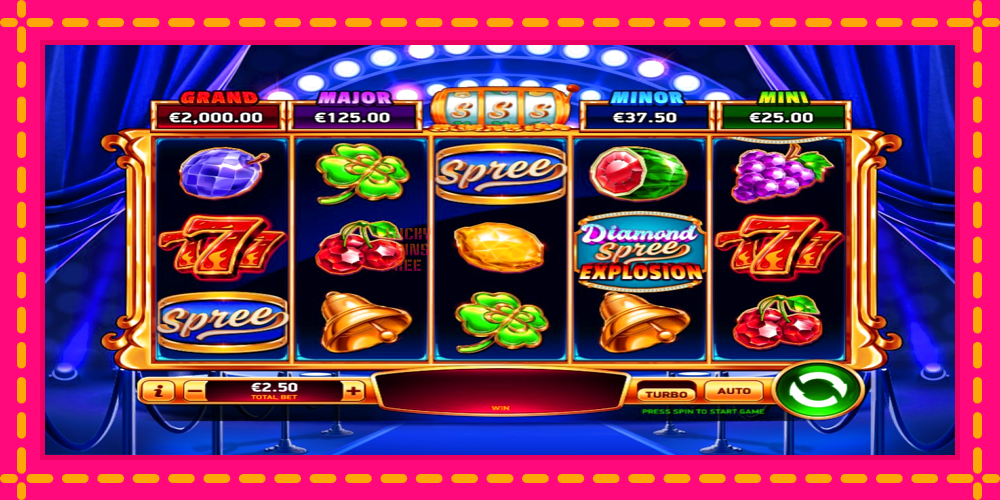 Diamond Spree Explosion - thiết bị chơi game với phần thưởng độc đáo, hình ảnh 1