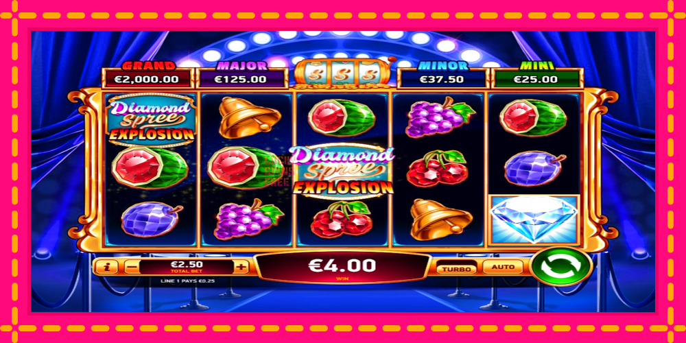 Diamond Spree Explosion - thiết bị chơi game với phần thưởng độc đáo, hình ảnh 3