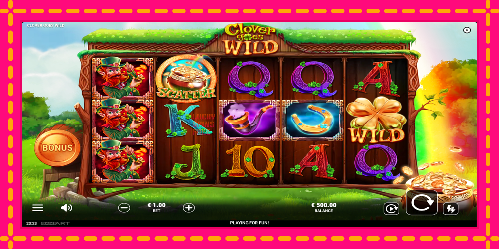 Clover Goes Wild - thiết bị chơi game với phần thưởng độc đáo, hình ảnh 2