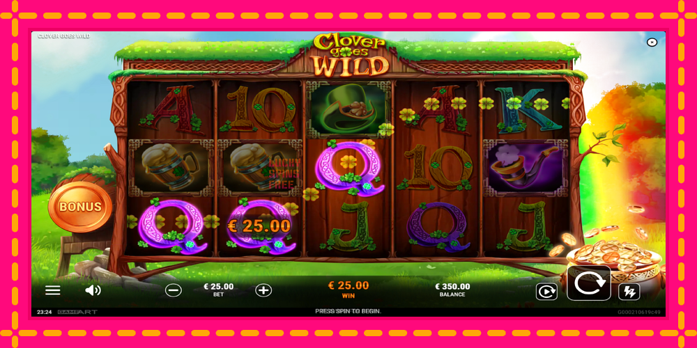 Clover Goes Wild - thiết bị chơi game với phần thưởng độc đáo, hình ảnh 3