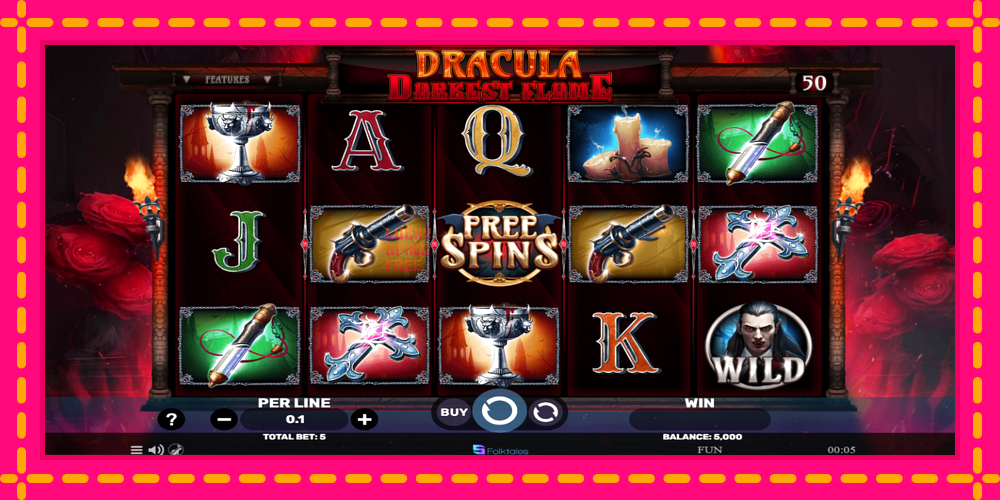 Dracula - Darkest Flame - thiết bị chơi game với phần thưởng độc đáo, hình ảnh 2