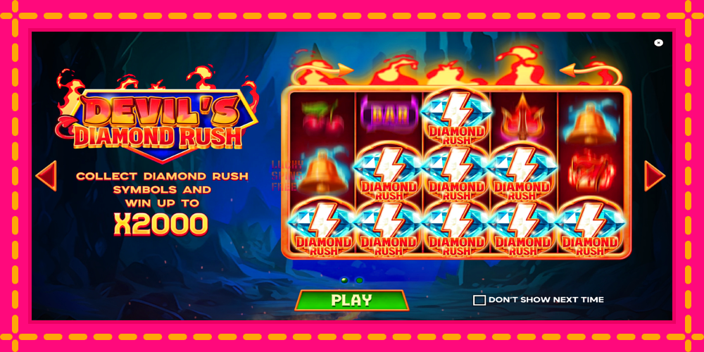 Devils Diamond Rush - thiết bị chơi game với phần thưởng độc đáo, hình ảnh 1