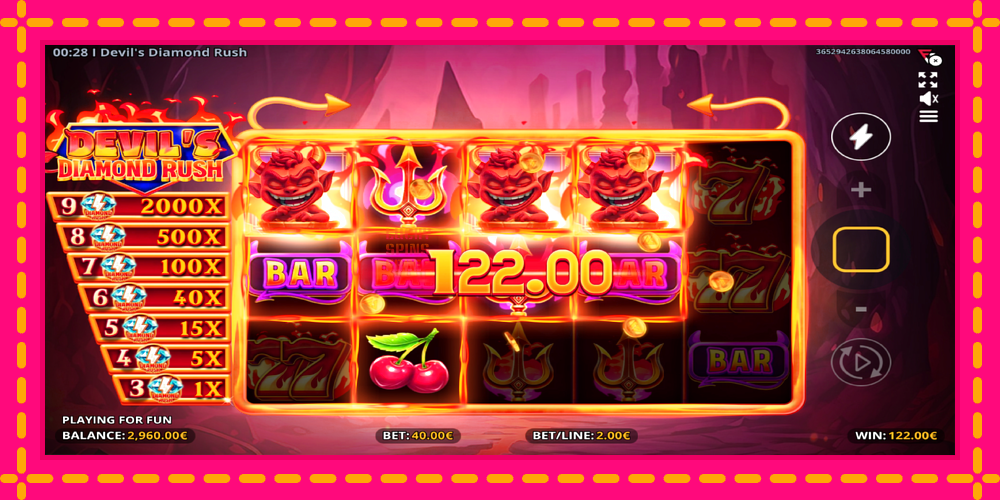 Devils Diamond Rush - thiết bị chơi game với phần thưởng độc đáo, hình ảnh 3