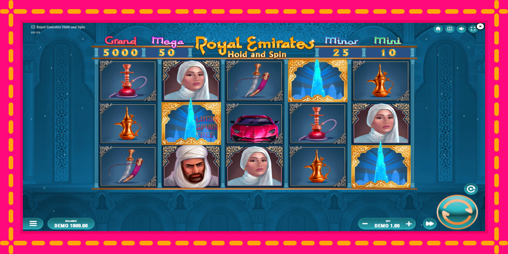 Royal Emirates Hold and Spin - thiết bị chơi game với phần thưởng độc đáo, hình ảnh 2