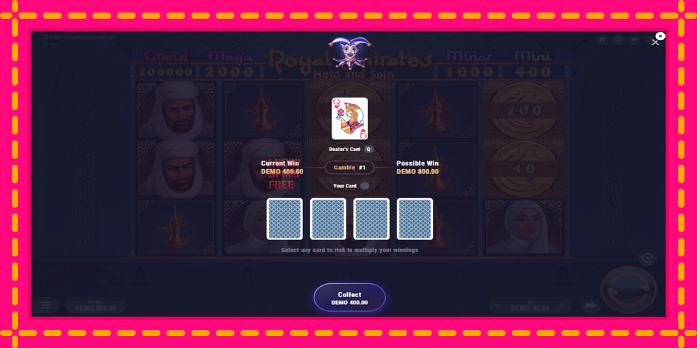 Royal Emirates Hold and Spin - thiết bị chơi game với phần thưởng độc đáo, hình ảnh 3