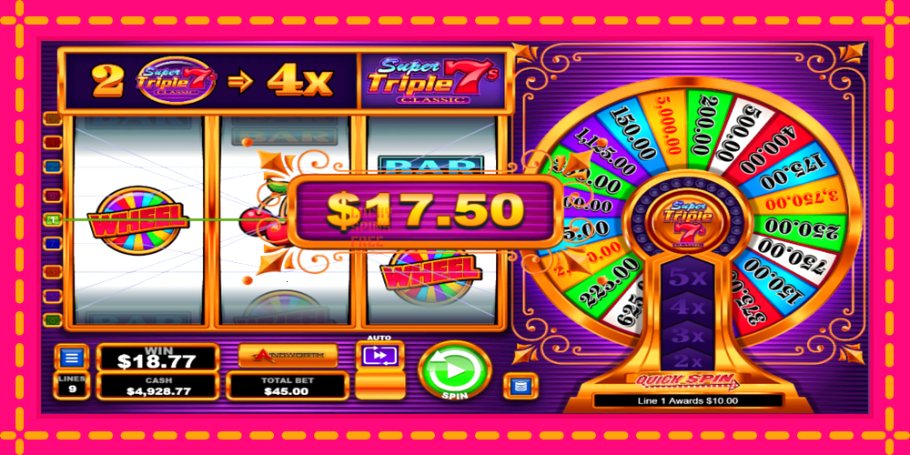 Super Triple 7s Classic - thiết bị chơi game với phần thưởng độc đáo, hình ảnh 2