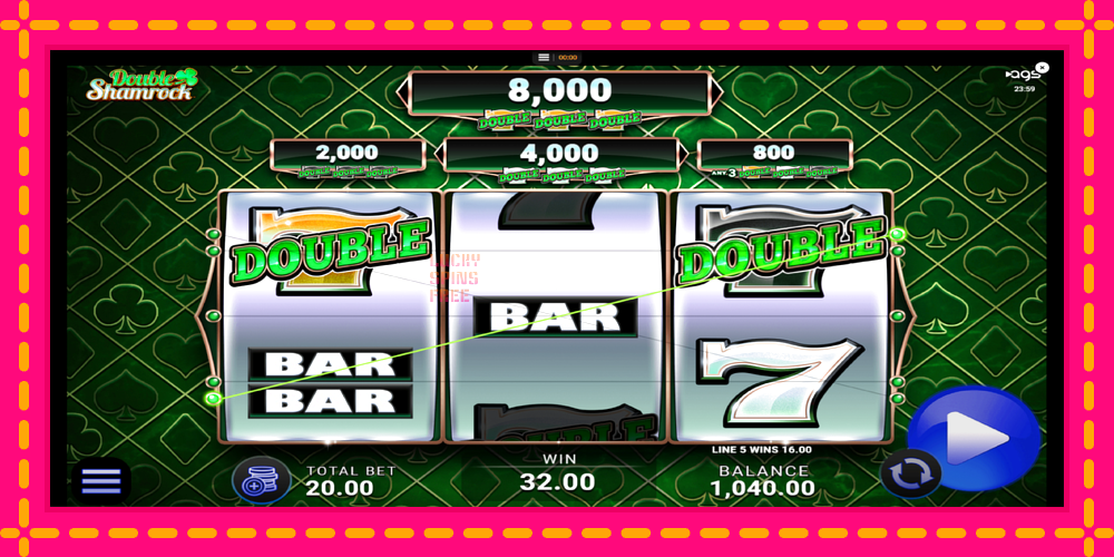 Double Shamrock - thiết bị chơi game với phần thưởng độc đáo, hình ảnh 4