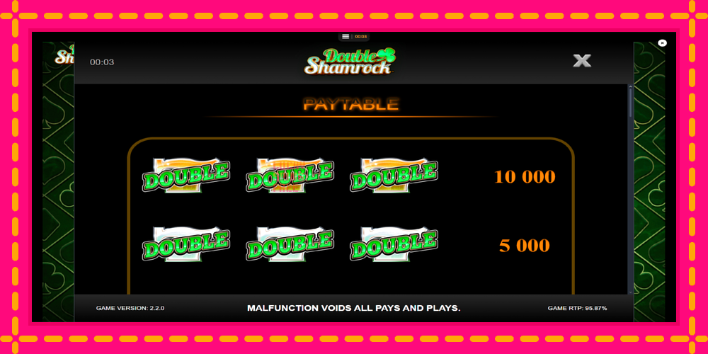 Double Shamrock - thiết bị chơi game với phần thưởng độc đáo, hình ảnh 5