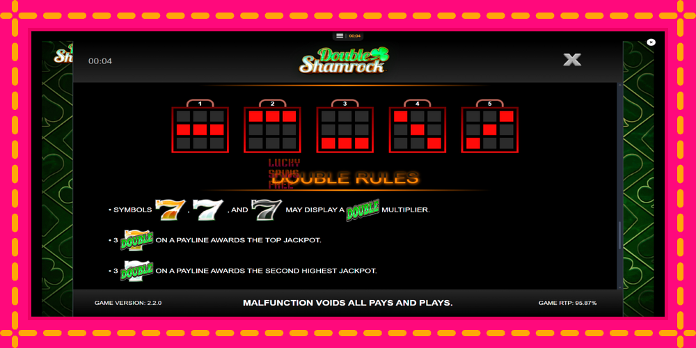 Double Shamrock - thiết bị chơi game với phần thưởng độc đáo, hình ảnh 7