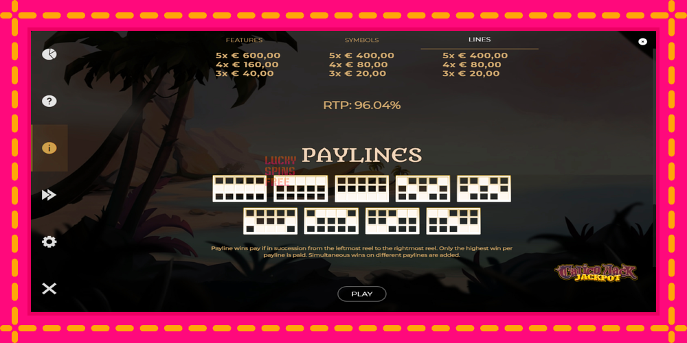 Calico Jack Jackpot - thiết bị chơi game với phần thưởng độc đáo, hình ảnh 7