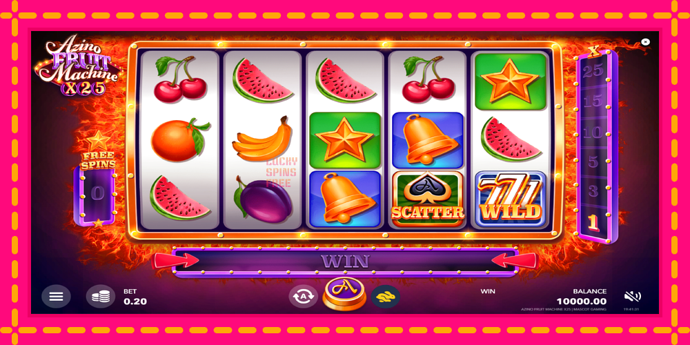 Azino Fruit Machine x25 - thiết bị chơi game với phần thưởng độc đáo, hình ảnh 2