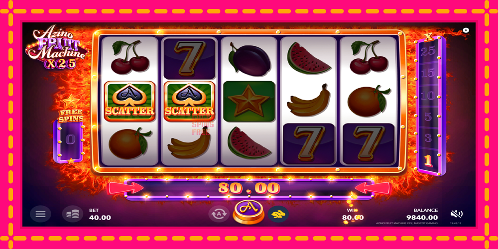 Azino Fruit Machine x25 - thiết bị chơi game với phần thưởng độc đáo, hình ảnh 3