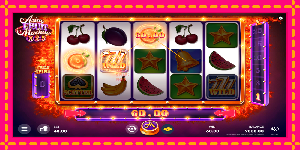 Azino Fruit Machine x25 - thiết bị chơi game với phần thưởng độc đáo, hình ảnh 4