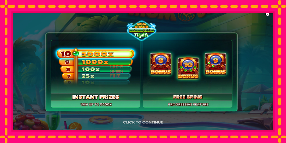 MGM Grand Emerald Nights - thiết bị chơi game với phần thưởng độc đáo, hình ảnh 1