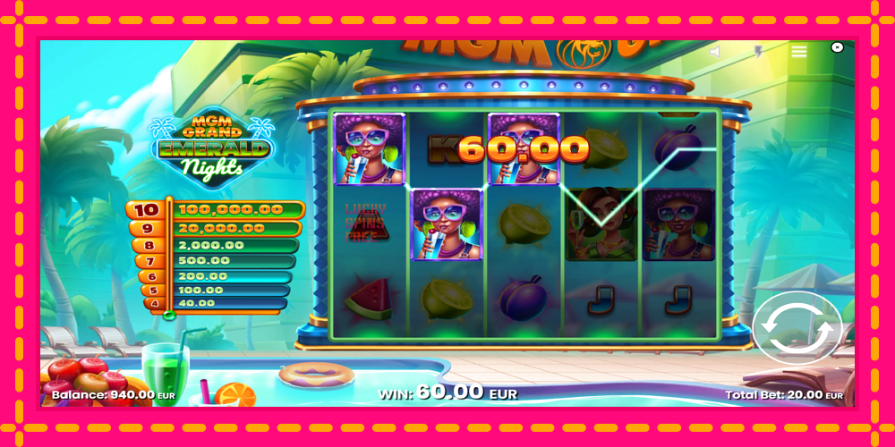 MGM Grand Emerald Nights - thiết bị chơi game với phần thưởng độc đáo, hình ảnh 4