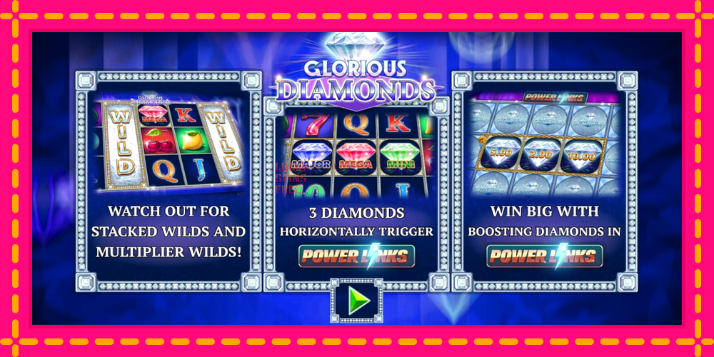 Glorious Diamonds - thiết bị chơi game với phần thưởng độc đáo, hình ảnh 1