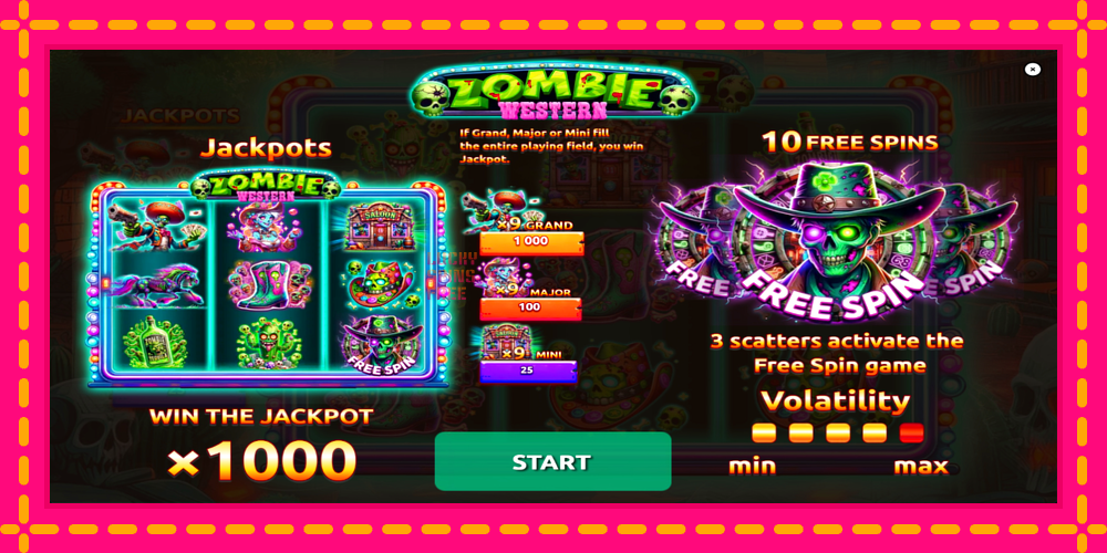 Western Zombie - thiết bị chơi game với phần thưởng độc đáo, hình ảnh 1