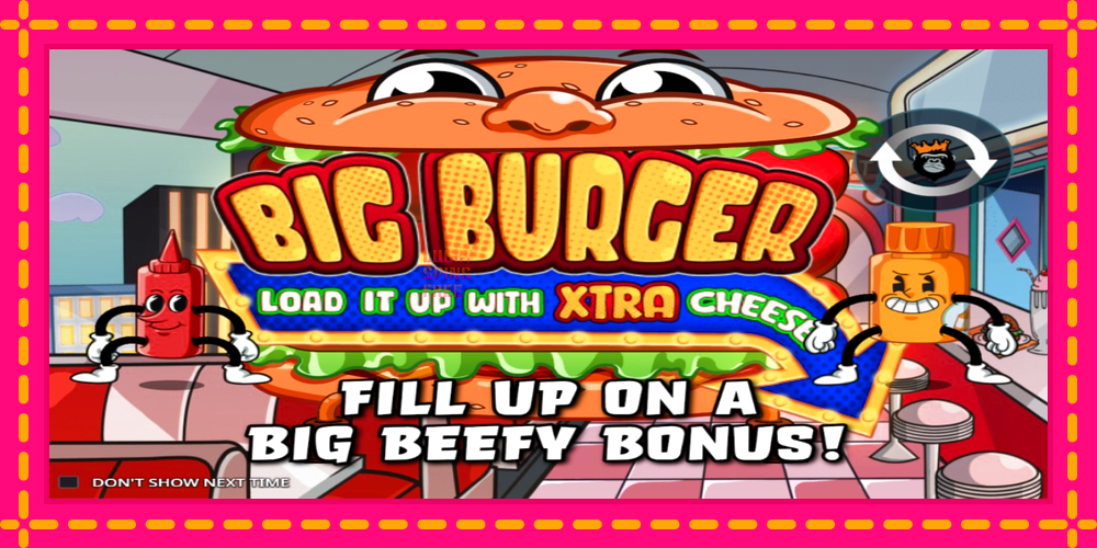 Big Burger Load it up with Xtra Cheese - thiết bị chơi game với phần thưởng độc đáo, hình ảnh 1