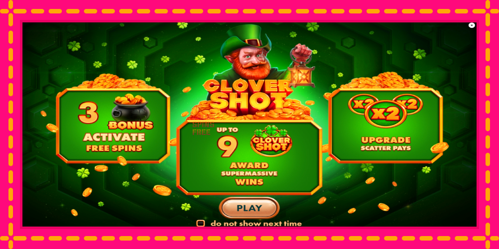 Clover Shot - thiết bị chơi game với phần thưởng độc đáo, hình ảnh 1