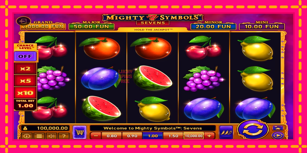 Mighty Symbols: Sevens - thiết bị chơi game với phần thưởng độc đáo, hình ảnh 3